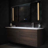 LED Spiegel Rechteckig | Touch-Schalter | Anti-Beschlag-Funktion | Warmweißes Licht - Reyze Seria Salono Model 5